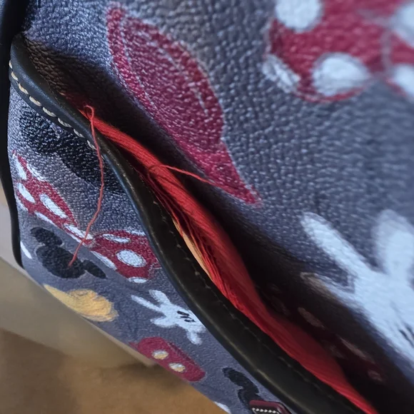 Dooney & Bourke Disney Mickey Crossbody Bag - Black and Red - Picture 8 of 12